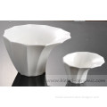 ivory creamy pure white 18 oz 19 oz 20 oz irregular bowl